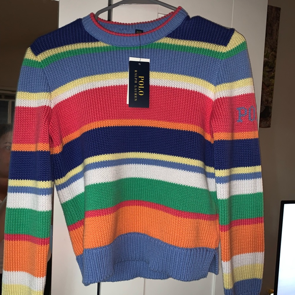 POLO RALPH LAUREN STRIPED SWEATER